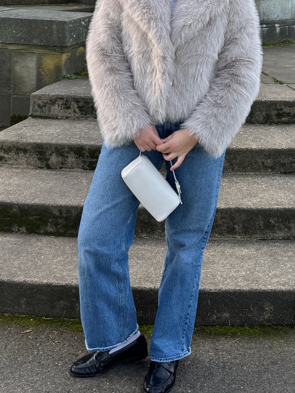 Abercrombie & fitch low rise baggy jeans